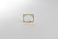 Delicate Square Ring - 9ct Gold
