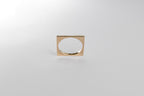 Delicate Square Ring - 9ct Gold