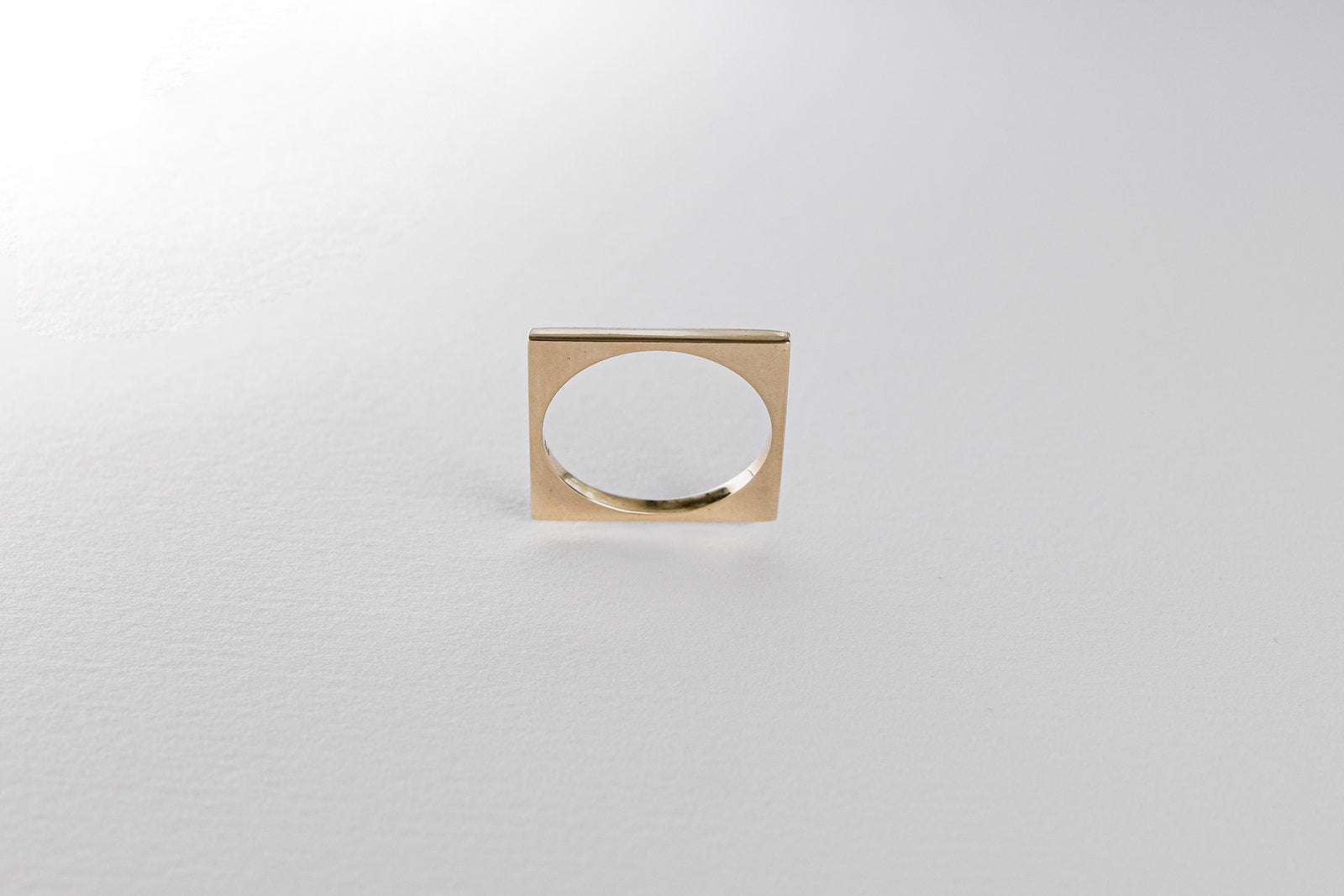 Delicate Square Ring - 9ct Gold