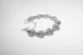 Woven Heart Bracelet - Sterling Silver