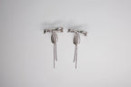 Bow-lo Earrings - Sterling Silver