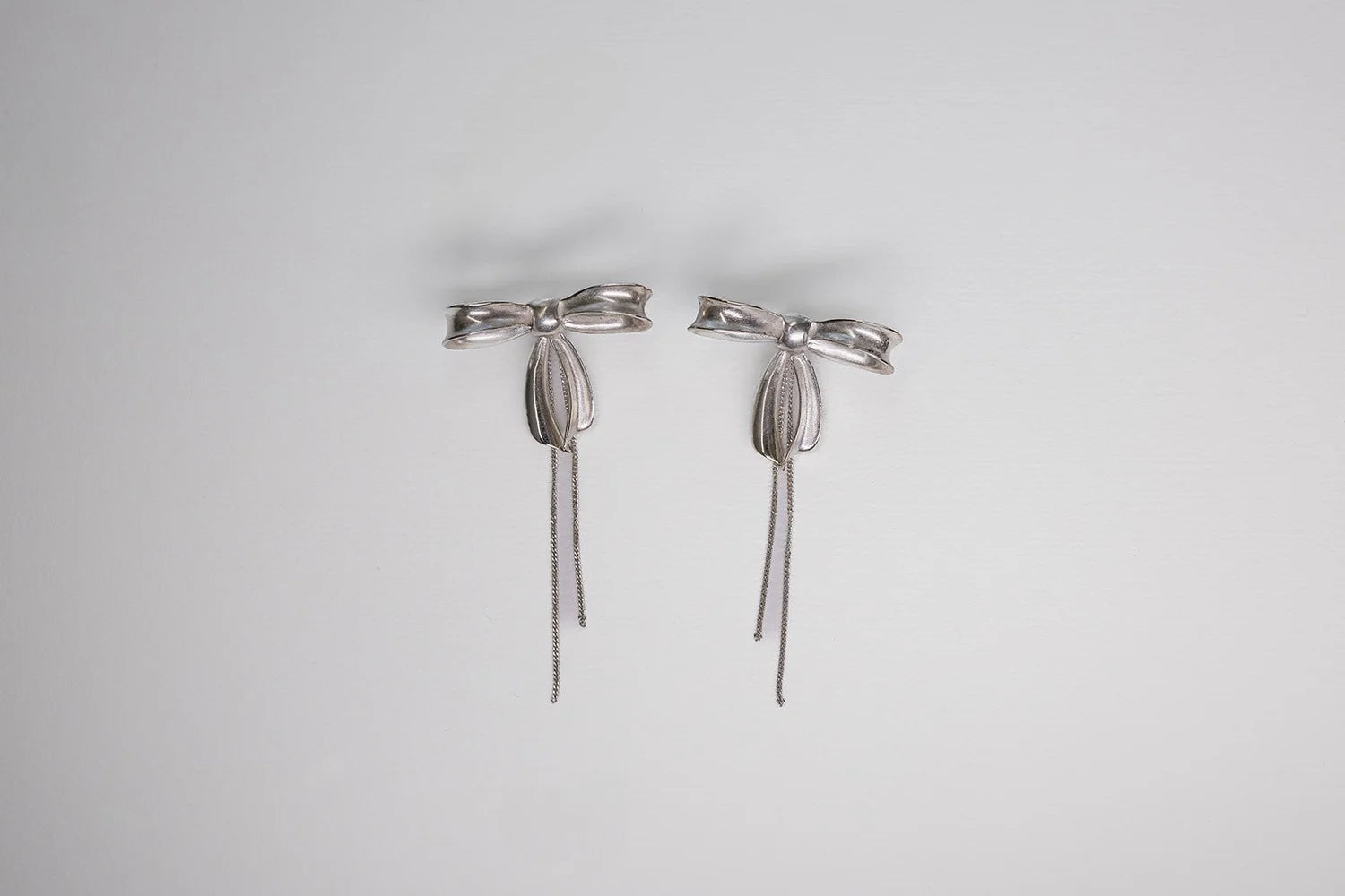 Bow-lo Earrings - Sterling Silver