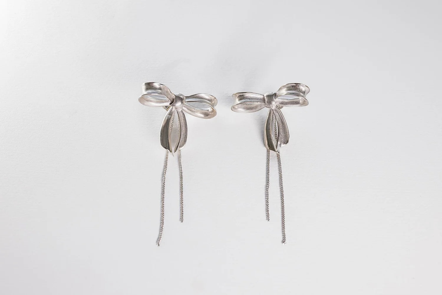 Bow-lo Earrings - Sterling Silver