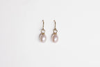 Classic Pearl Drop Earrings (Large) - 9ct Gold & Freshwater Pearl
