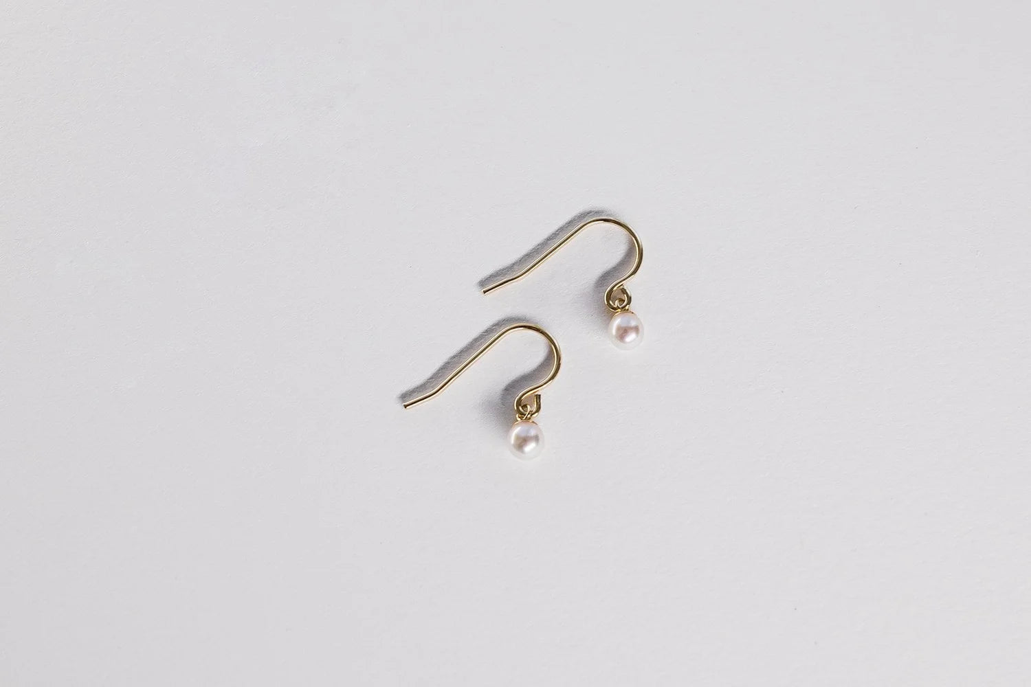 Classic Pearl Drop Earrings (Small) - 9ct Gold & Akoya Pearl
