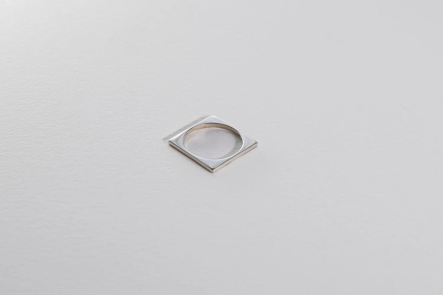Delicate Square Ring - Sterling Silver