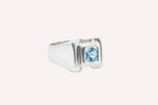 Luminescence Ring - Sterling Silver & Swiss Blue Topaz