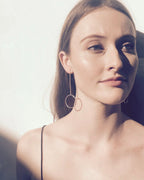 Mod Earrings - Sterling Silver