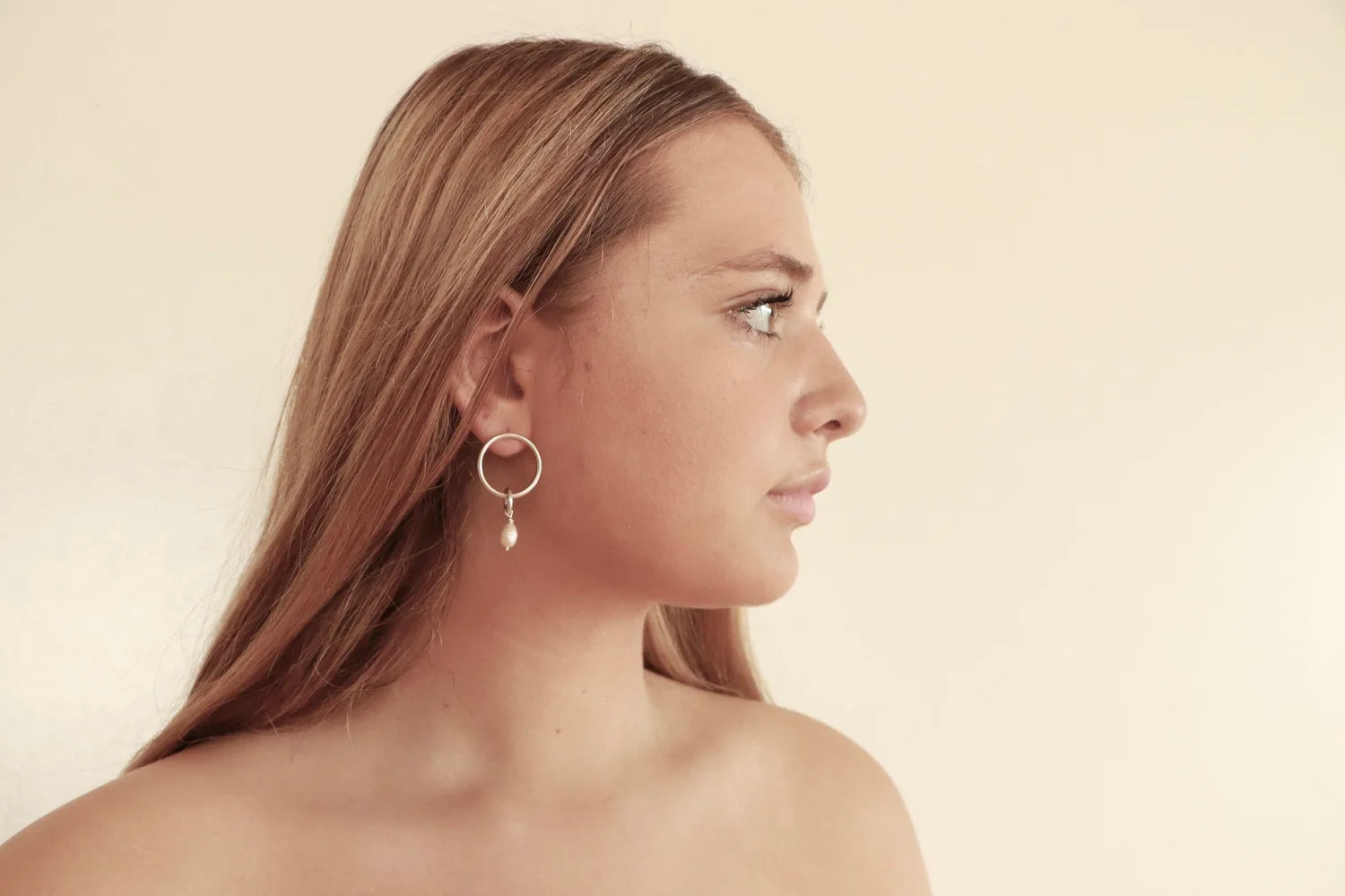 Pearl Beach Earrings - Sterling Silver & Freshwater Pearl