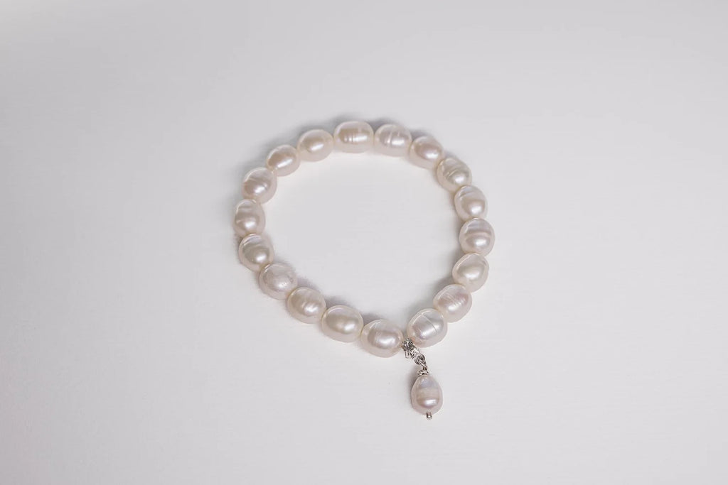 Pearl Bracelet - Sterling Silver & Freshwater Pearl