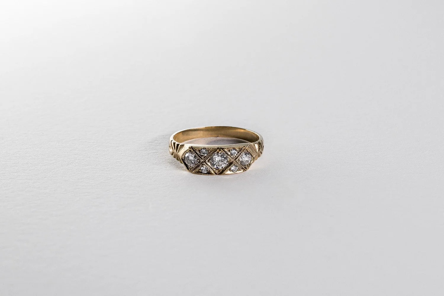 The Pleiades Ring - 9ct Gold & Diamond