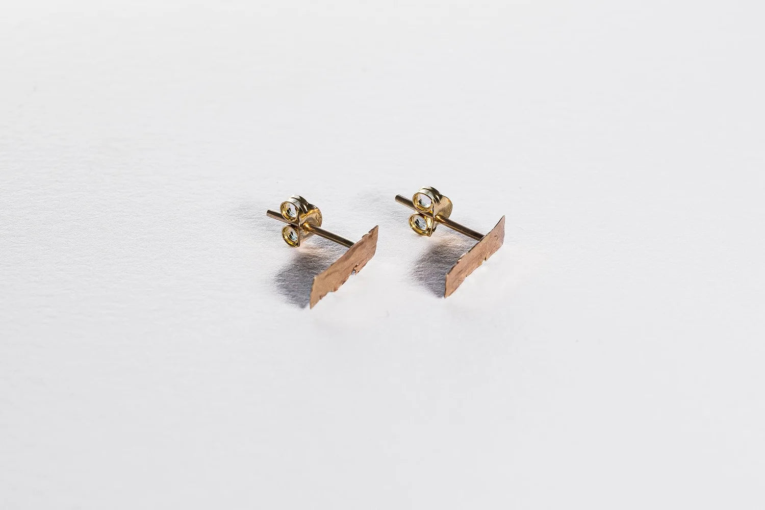 Rustic Studs - 9ct Gold