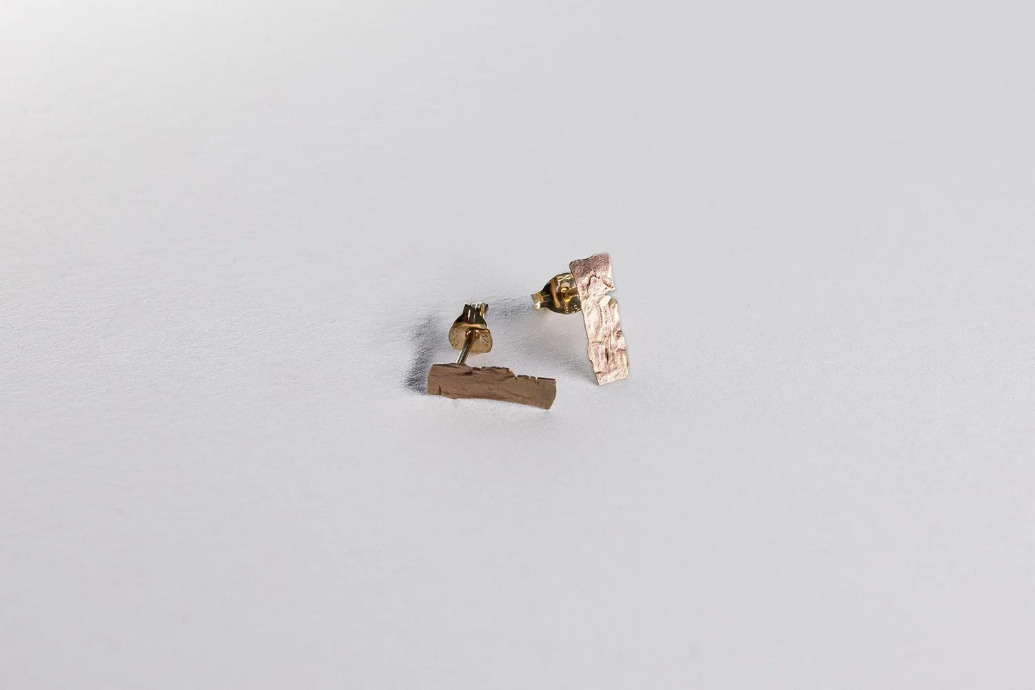 Rustic Studs - 9ct Gold