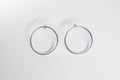 Sol Hoop Stud Earrings - Sterling Silver